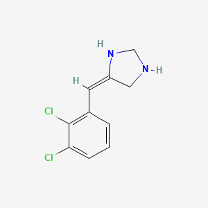 molecular formula C10H10Cl2N2 B12922496 4-(2,3-Dichlorobenzylidene)imidazolidine 