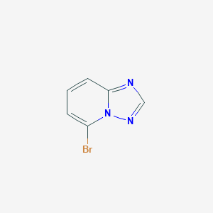 molecular formula C6H4BrN3 B129225 5-溴-[1,2,4]三唑并[1,5-a]吡啶 CAS No. 143329-58-2