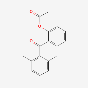 2-(2,6-Dimethylbenzoyl)phenyl acetate