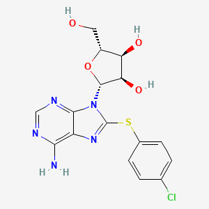 Adenosine, 8-[(4-chlorophenyl)thio]-