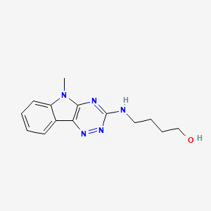 4-((5-Methyl-5H-(1,2,4)triazino(5,6-b)indol-3-yl)amino)-1-butanol