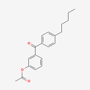 3-Acetoxy-4'-pentylbenzophenone