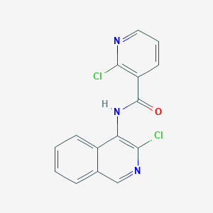 2-chloro-N-(3-chloroisoquinolin-4-yl)pyridine-3-carboxamide