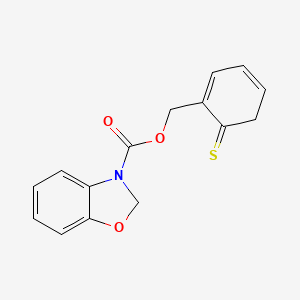 (6-Thioxocyclohexa-1,3-dien-1-yl)methyl benzo[d]oxazole-3(2H)-carboxylate