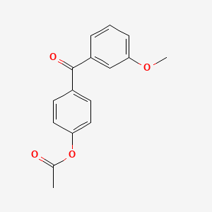 4-Acetoxy-3'-methoxybenzophenone