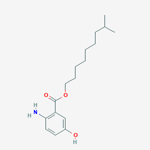 molecular formula C17H27NO3 B129229 异癸基 5-羟基邻氨基苯甲酸酯 CAS No. 148915-76-8