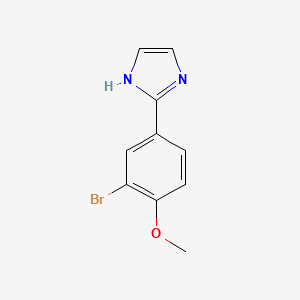 2-(3-Bromo-4-methoxyphenyl)-1H-imidazole