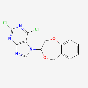 2,6-Dichloro-7-(2,3-dihydro-5H-1,4-benzodioxepin-3-yl)-7H-purine