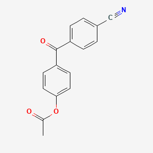 4-Acetoxy-4'-cyanobenzophenone