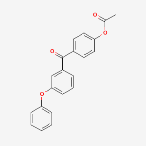 4-Acetoxy-3'-phenoxybenzophenone