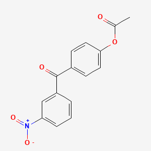 4-Acetoxy-3'-nitrobenzophenone