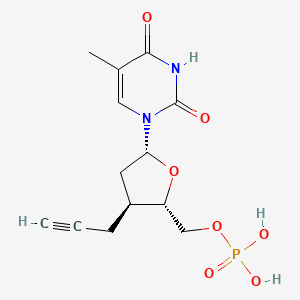 3'-Deoxy-3'-prop-2-yn-1-ylthymidine 5'-(dihydrogen phosphate)