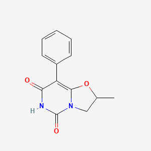 2-Methyl-8-phenyl-2,3-dihydro-5H-(1,3)oxazolo(3,2-c)pyrimidine-5,7(6H)-dione