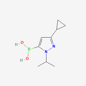 (3-Cyclopropyl-1-isopropyl-1H-pyrazol-5-yl)boronic acid