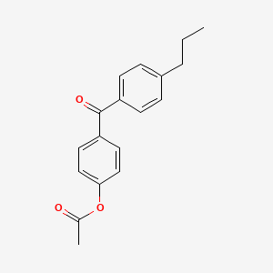 4-Acetoxy-4'-propylbenzophenone