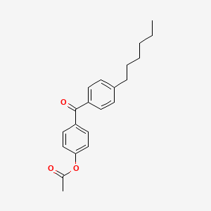 4-Acetoxy-4'-hexylbenzophenone