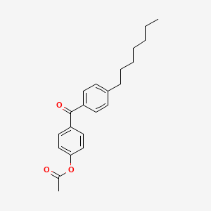 4-Acetoxy-4'-heptylbenzophenone