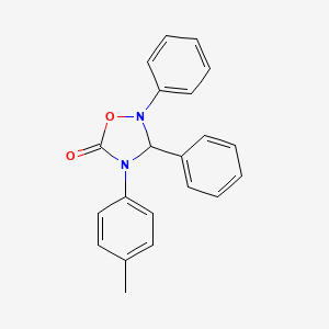 4-(4-Methylphenyl)-2,3-diphenyl-1,2,4-oxadiazolidin-5-one