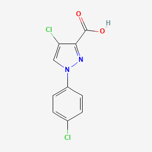 4-Chloro-1-(4-chlorophenyl)-1H-pyrazole-3-carboxylic acid