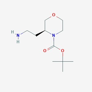 tert-Butyl (S)-3-(2-aminoethyl)morpholine-4-carboxylate