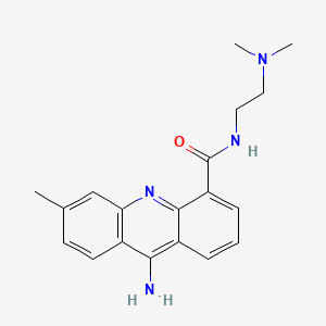 4-Acridinecarboxamide, 9-amino-N-[2-(dimethylamino)ethyl]-6-methyl-