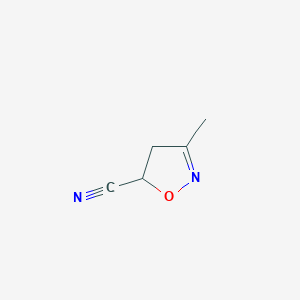 5-Isoxazolecarbonitrile, 4,5-dihydro-3-methyl-