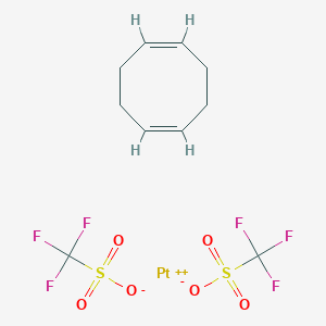 1,5-cyclooctadienebis(trifluoromethanesulfonate)platinum(II)