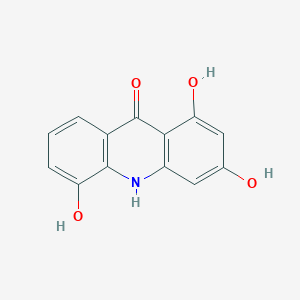 molecular formula C13H9NO4 B12923141 1,3,5-Trihydroxyacridin-9(10H)-one CAS No. 85990-00-7