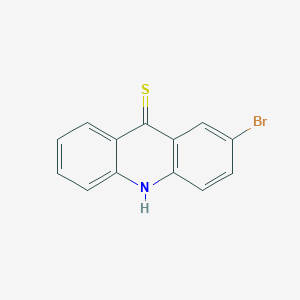 molecular formula C13H8BrNS B12923171 2-Bromoacridine-9(10H)-thione CAS No. 10352-11-1