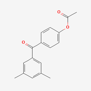 4-Acetoxy-3',5'-dimethylbenzophenone