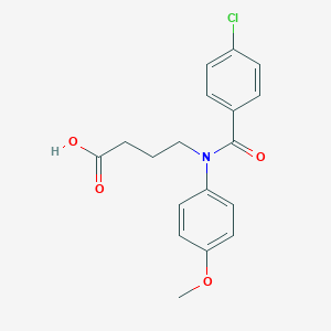 molecular formula C18H18ClNO4 B129234 克拉诺丁 CAS No. 30544-61-7
