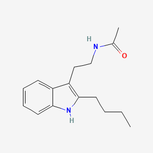 N-(2-(2-Butyl-1H-indol-3-yl)ethyl)acetamide