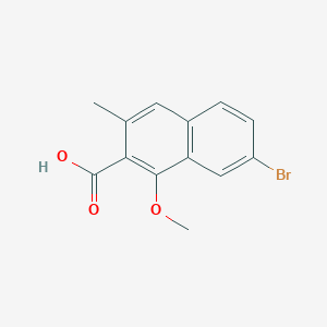 7-Bromo-1-methoxy-3-methyl-2-naphthoic acid