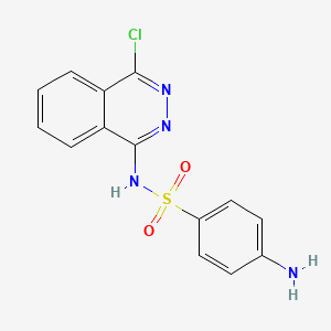 4-amino-N-(4-chlorophthalazin-1-yl)benzenesulfonamide