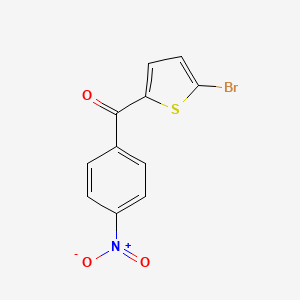 molecular formula C11H6BrNO3S B1292363 2-Bromo-5-(4-nitrobenzoyl)thiophene CAS No. 909421-68-7