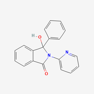 3-Hydroxy-3-phenyl-2-(pyridin-2-yl)-2,3-dihydro-1h-isoindol-1-one