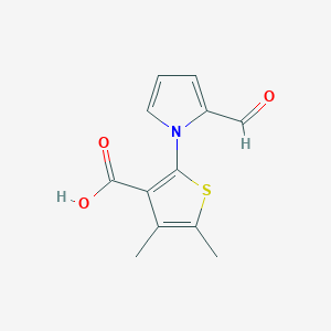 2-(2-Formyl-1H-pyrrol-1-yl)-4,5-dimethylthiophene-3-carboxylic acid