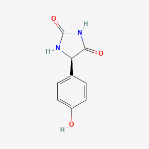 molecular formula C9H8N2O3 B12923771 (R)-5-(4-Hydroxyphenyl)imidazolidine-2,4-dione 