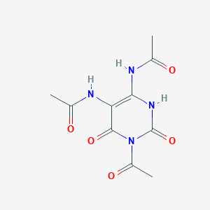 N,N'-(1-Acetyl-2,6-dioxo-1,2,3,6-tetrahydropyrimidine-4,5-diyl)diacetamide