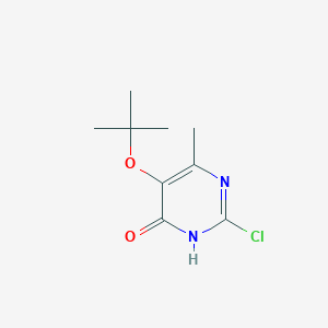 5-(tert-Butoxy)-2-chloro-6-methylpyrimidin-4(1H)-one