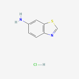 molecular formula C7H7ClN2S B1292384 1,3-Benzothiazol-6-amine hydrochloride 