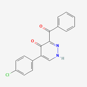 3-Benzoyl-5-(4-chlorophenyl)pyridazin-4(1H)-one