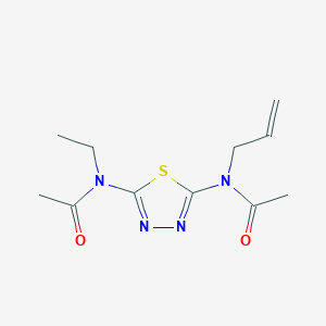 N-Allyl-N-(5-(N-ethylacetamido)-1,3,4-thiadiazol-2-yl)acetamide