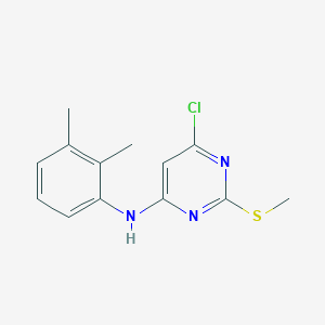 6-chloro-N-(2,3-dimethylphenyl)-2-(methylthio)pyrimidin-4-amine