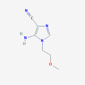 5-Amino-1-(2-methoxyethyl)-1H-imidazole-4-carbonitrile