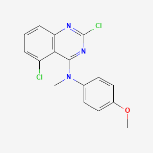 4-Quinazolinamine, 2,5-dichloro-N-(4-methoxyphenyl)-N-methyl-