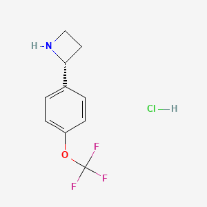 (R)-2-(4-(Trifluoromethoxy)phenyl)azetidine hydrochloride