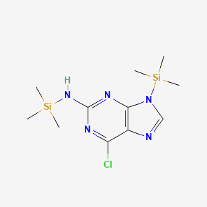 6-Chloro-N,9-bis(trimethylsilyl)-9H-purin-2-amine