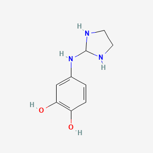 4-(Imidazolidin-2-ylamino)benzene-1,2-diol