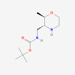 tert-Butyl (((2R,3R)-2-methylmorpholin-3-yl)methyl)carbamate